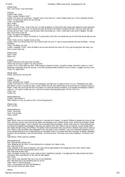 The Matrix 1999 Movie Script PDF | PDF | Nature