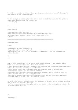 PHP Remote Code Execution Risks | PDF | Http Cookie | Information ...