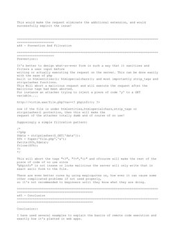 PHP Remote Code Execution Risks | PDF | Http Cookie | Information ...