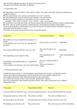 Once the Queen had taken her place, the guests all sat quietly down.
The alarm went off just as the bank was shutting. 
2. Pr