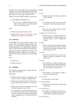 4
2
USING THE WINDOWS COMMAND INTERPRETER
By adding ".PL” to the variable, you can ensure Perl pro-
grams get run from the co