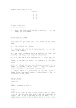 TRATADO ENCICLOPEDICO DE IFA
                           OSHE DI
                               +