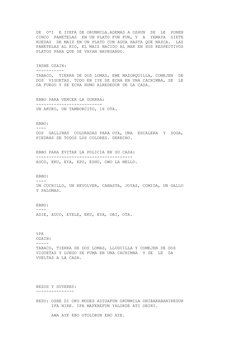 DE  O*I  E IYEFA DE ORUNMILA.ADEMAS A OSHUN  SE  LE  PONEN 
CINCO  PANETELAS  EN UN PLATO FUN FUN, Y  A  YEMAYA  SIETE 
RUEDA