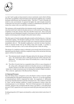 1
4
e.g. the C and L grades are heat treated to remove martensitic steels which will thus
lower their susceptibility to H2S a