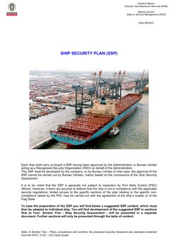 Division Marine
Direction des Navires en Services (DNS)
Marine Division
Ships in Service Management (DNS)
  
 Date 28/04/03
S