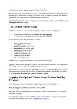 As it turns out, science appears to agree with this “range” too. 
The majority of the studies I’ve seen over the years that h