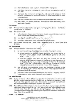 Netball Rules | PDF | Referee | Sport Variants