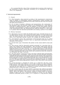 It is assumed that the value of the acceleration due to gravity at the location of
the instrument is known sufficiently accur