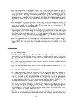 5.3.5. The application of pressures during the calibration and testing of the in-
strument shall, as far as possible, be faci