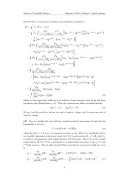 Notes by Zhong-Zhi Xianyu
Solution to P&S, Chapter 2 (draft version)
Rewrite this in terms of the creation and annihilation o