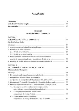 SUMÁRIO 
Os autores..........................................................................................................