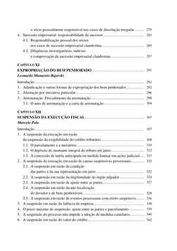 o sócio pessoalmente responsável nos casos de dissolução irregular........... 276 
4. Sucessão empresarial: responsabilidad
