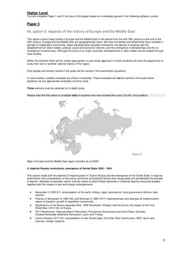 9 
Higher Level 
You will complete Paper 1 and 2, but also a third paper based on knowledge gained in the following syllabus