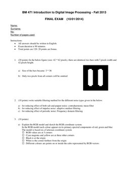 Digital Image Processing Exam Guide | PDF | Rgb Color Model | Digital Image