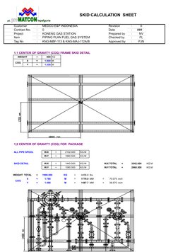 Skid Design and Calculation Sheet | PDF | Technology & Engineering