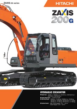 Hitachi Zaxis-3G Excavator Overview | PDF | Turbocharger