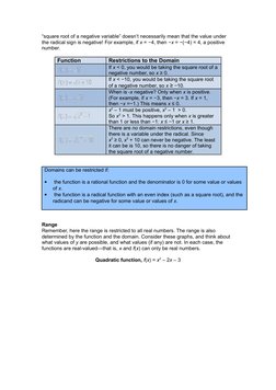 “square root of a negative variable” doesn’t necessarily mean that the value under 
the radical sign is negative! For example