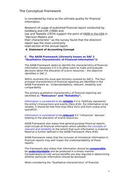 The Conceptual Framework                                    
is considered by many as the ultimate quality for financial 
inf