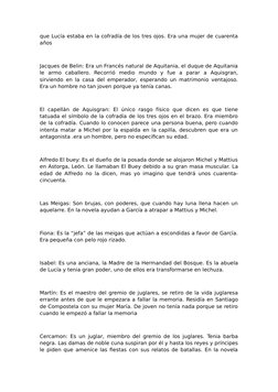 que Lucía estaba en la cofradía de los tres ojos. Era una mujer de cuarenta
años
Jacques de Belin: Era un Francés natural de