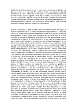 de Carlomagno” pero, como michel ya tenia muy odio ese cantar decidio ir a
dar un paseo por el mercado del pueblo , donde un
