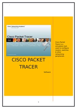Cisco Packet Tracer Training Report | PDF | Computer Network | Router ...
