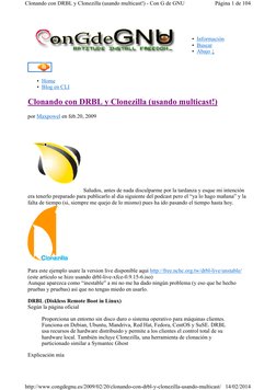 Información
•
Buscar
•
Abajo ↓
•
Home
•
Blog en CLI
•
Clonando con DRBL y Clonezilla (usando multicast!)
por Maxpowel en fe