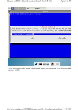 La ruta remota (del servidor) donde guardaremos la imagen, ojo con esto que yo me tiré como media hora hasta
la primera vez X