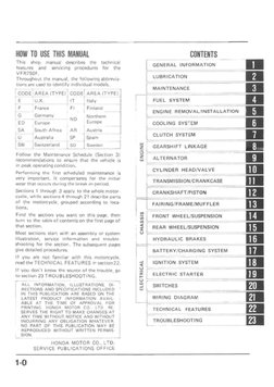 Honda VFR 750 F RC24 86 87 Service Manual PDF | PDF