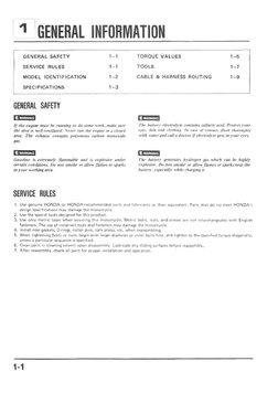 Honda VFR 750 F RC24 86 87 Service Manual PDF | PDF