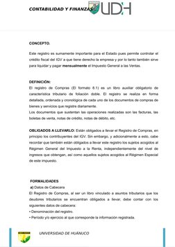 CONTABILIDAD Y FINANZAS .
CONCEPTO.
Este registro es sumamente importante para el Estado pues permite controlar el
crédito fi
