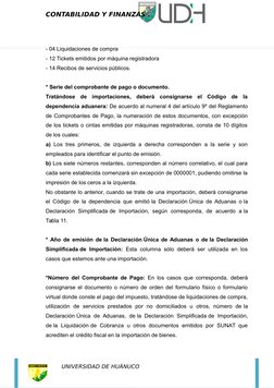 CONTABILIDAD Y FINANZAS .
- 04 Liquidaciones de compra
- 12 Tickets emitidos por máquina registradora
- 14 Recibos de servici