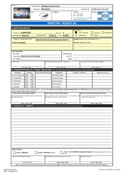 Inspection Request for VVIP Beach Villa | PDF | General Contractor ...