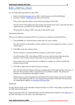 User Defined Features in NX Design | PDF | Library (Computing) | Icon ...