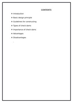 CONTENTS
Introduction
Basic design principle 
Guidelines for constru