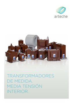 TRANSFORMADORES
DE MEDIDA.
MEDIA TENSIÓN
INTERIOR.
