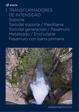 4
Transformadores de medida | Media tensión interior
1. TRANSFORMADORES
DE INTENSIDAD
Soporte
Toroidal soporte / Pasobarra
To