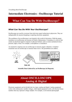 Comprehensive Oscilloscope Guide | PDF | Amplitude | Sampling (Signal ...