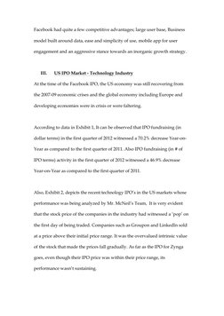 Facebook had quite a few competitive advantages; large user base, Business 
model built around data, ease and simplicity of u