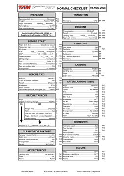 B767 Checklist | PDF | Takeoff | Aerospace Engineering