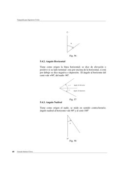Topografía para Ingenieros Civiles  
Gonzalo Jiménez Cleves 

Fig. 56 

$QJXOR+RUL]RQWDO

Tiene como origen la l