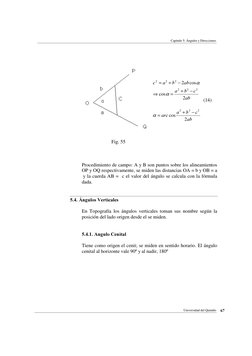 Capitulo 5: Ángulos y Direcciones 
Universidad del Quindío 

DE
F
E
D
DUF
DE
F
E
D
DE
E
D
F
2
cos
2
cos
cos
2
2
2
2
2
2
2
2