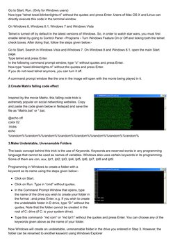 Command Prompt Hacks and Tricks | PDF | Command Line Interface ...
