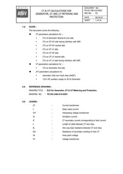 CT & VT Calculations for Metering | PDF | Transformer | Electrical ...