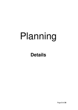  
 
 
 
 
 
 
 
 
 
 
 
 
 
 
 
 
Planning 
 
Details
Page 3 of 20 
 
