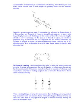 accommodated in one drawing, it is continued in next drawing. Two identical pipe lines
(Two  similar  suction  lines  of  two