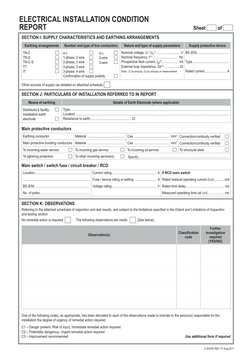 Electrical Installation Condition Report | PDF | Electrical Wiring ...