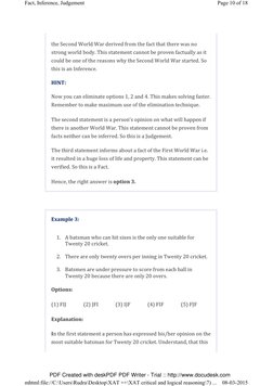 Understanding Facts, Inferences, Judgements | PDF | Inference | Opinion