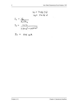 Op-Amp Problems and Solutions Guide | PDF | Operational Amplifier ...