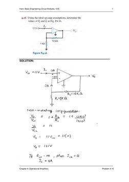 Op-Amp Problems and Solutions Guide | PDF | Operational Amplifier ...