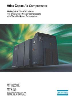 ZE-ZA Compressor Brochure | PDF | Gas Compressor | Valve